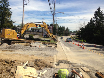 HOP road construction work