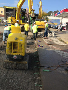 Oakland road and utility work